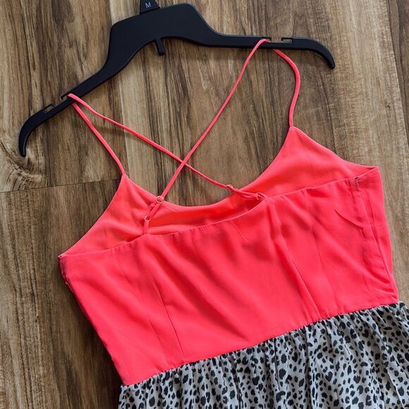 Charming Charlie Leopard Print Maxi Dress Size M - Picture 5 of 7